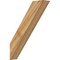 Ekena Millwork 6"W x 26"D x 34"H Traditional Rough Sawn Knee Brace, Western Red Cedar BRC06X26X34TRA00RWR - alternate 1